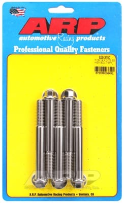 ARP 7/16-14 x 3.750 Hex SS Bolts (Set of 5)