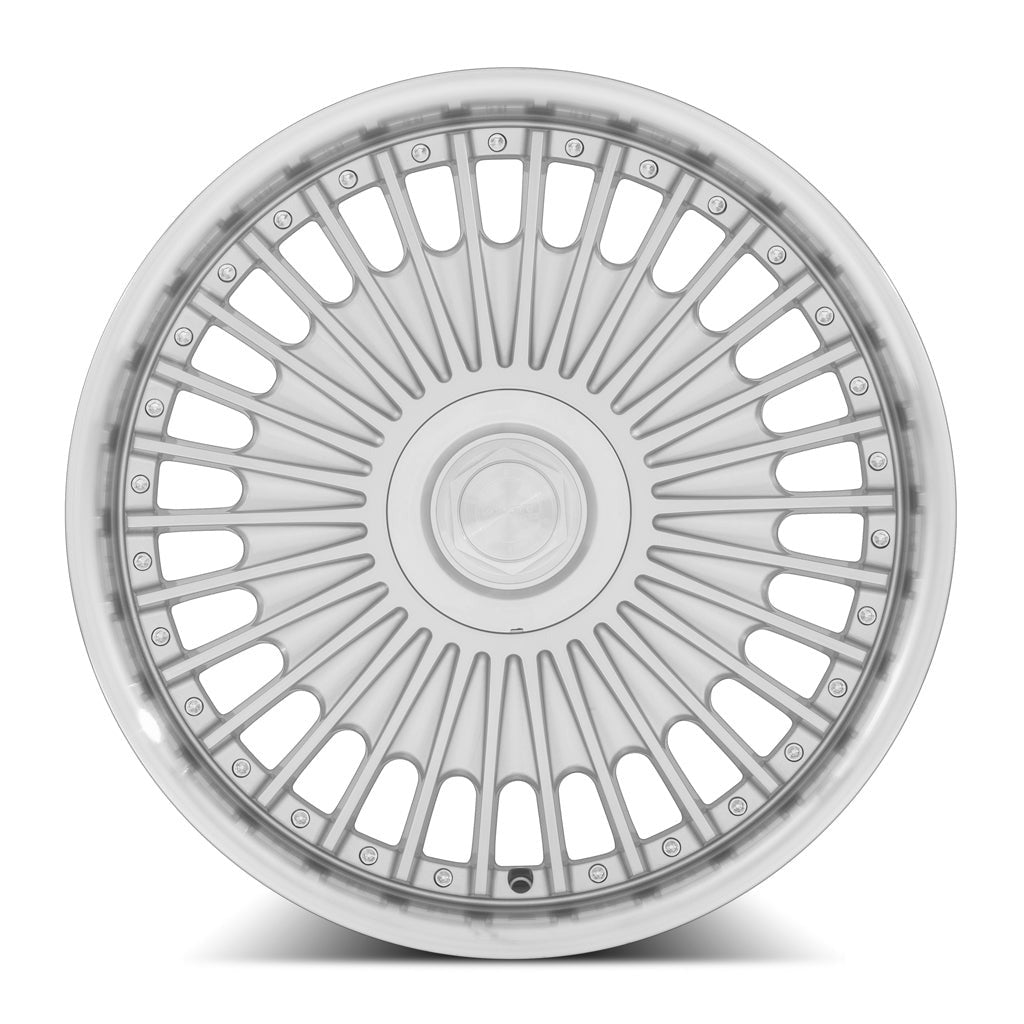 MRR VP4 20" 5x114.3 Silver Machined Lip