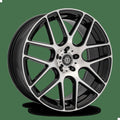 Curva C7 20" 5x112 Gloss Black Machine Face