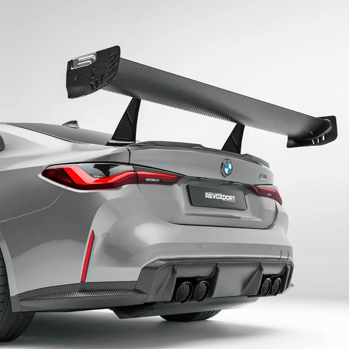 Revozport Carbon Fiber Rear Wing Spoiler - BMW / G22 / G82 / 4 Series / M4