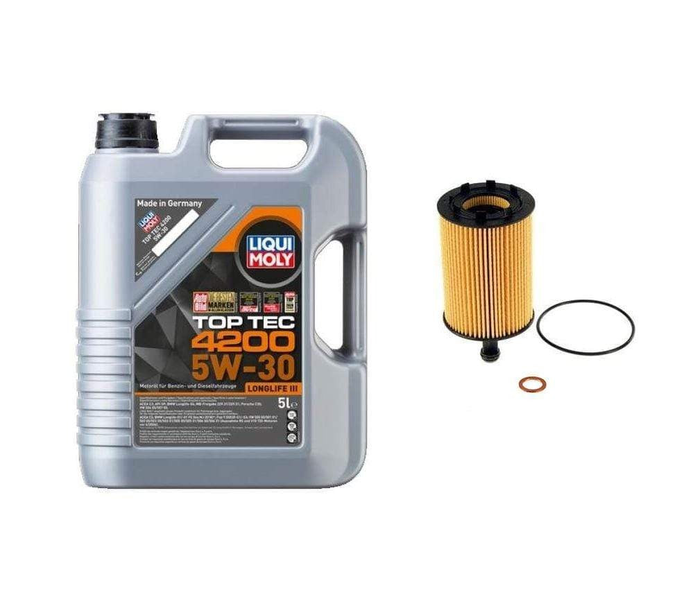 Oil Service Kit - Liqui Moly TOP TEC 4200 SAE 5W-30 / TDi / BRM / CJAA