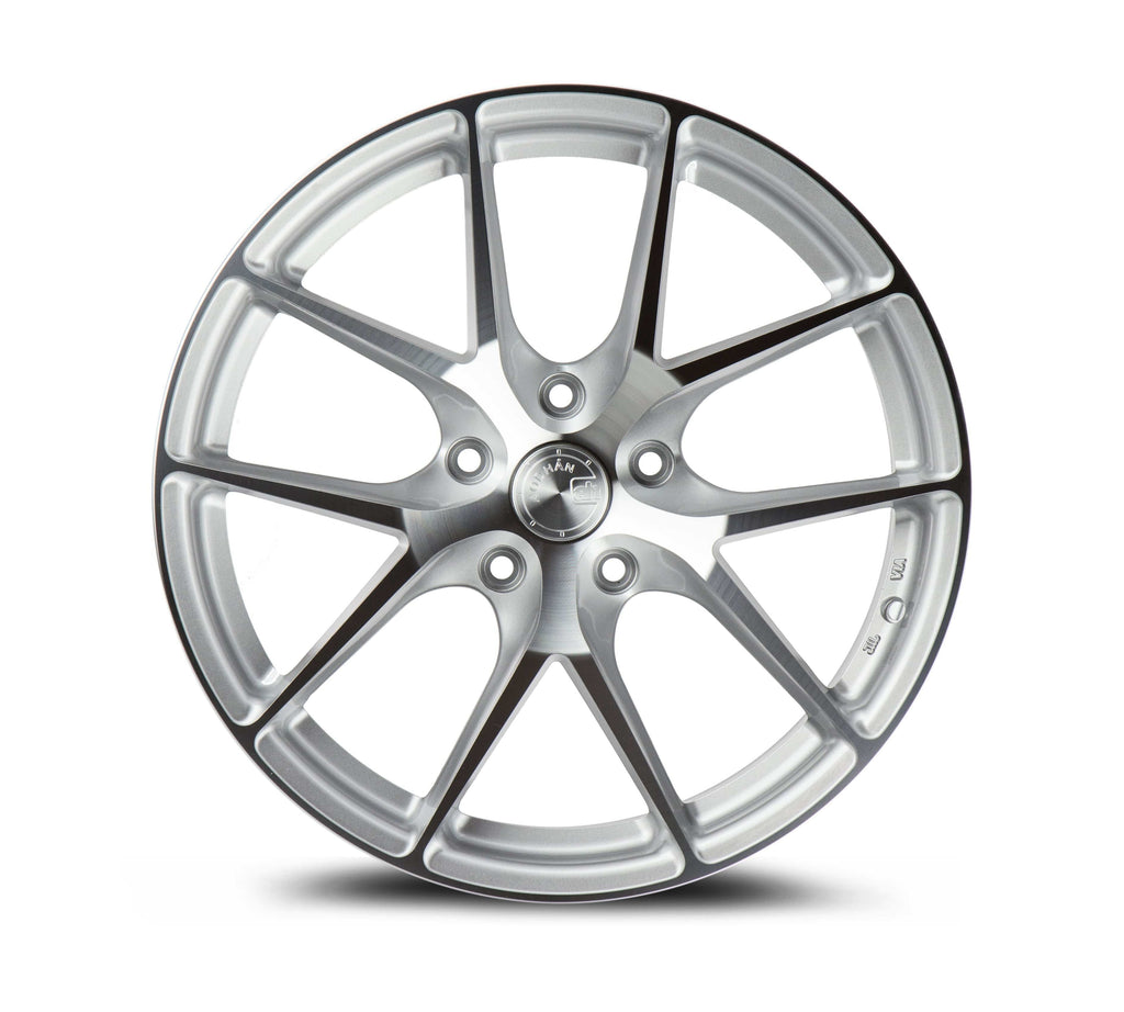 Aodhan AFF7 18" 5x112 Gloss Silver Machined Face