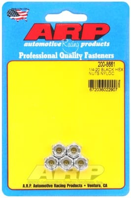 ARP 1/4-20 CAD Coarse Nyloc Hex Nut Kit (Set of 5)
