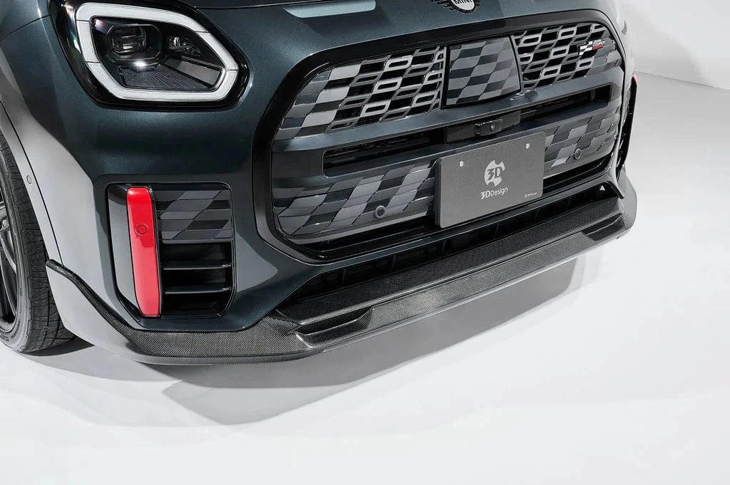 3D Design MINI U25 Countryman JCW Carbon Front Lip (2025+)