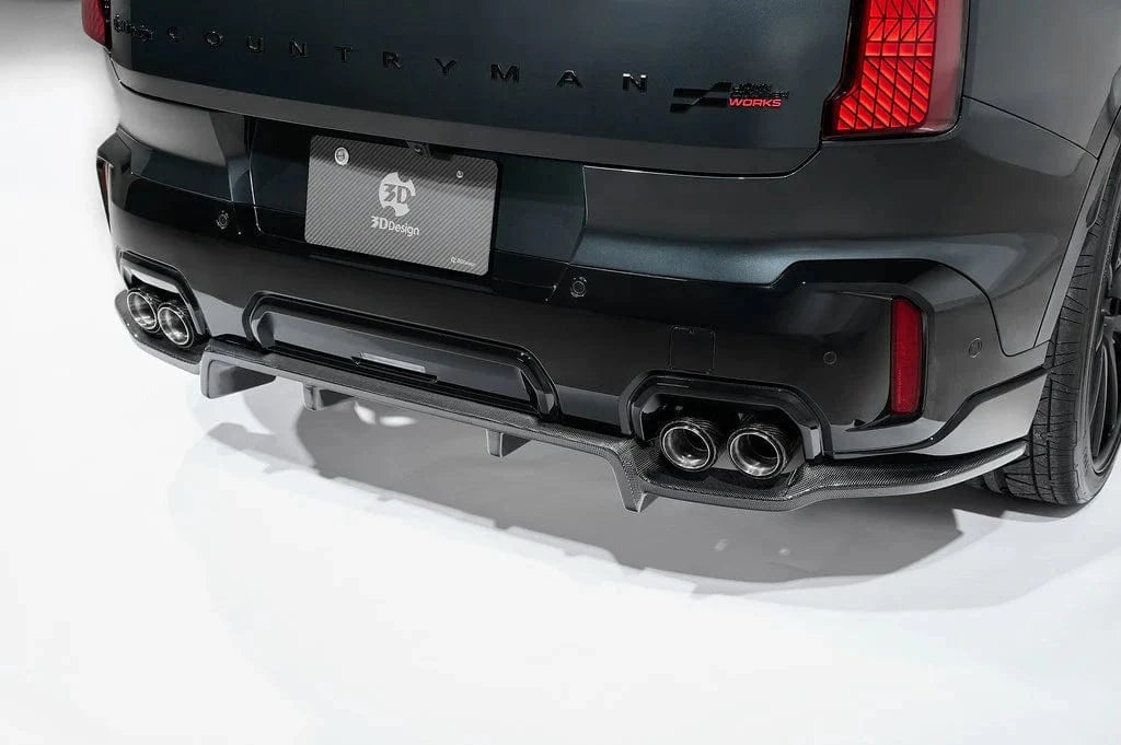 3D Design MINI U25 Countryman JCW Carbon Rear Diffuser (2025+)