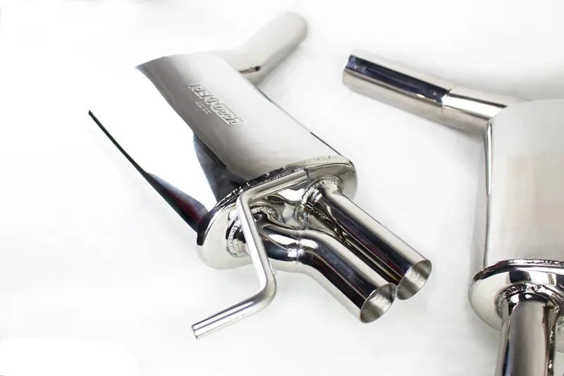 RENNtech Stainless Steel Sport Mufflers - Mercedes / C218 CLS550 / W212 E550 / M278 /4.7L V8 BiTurbo