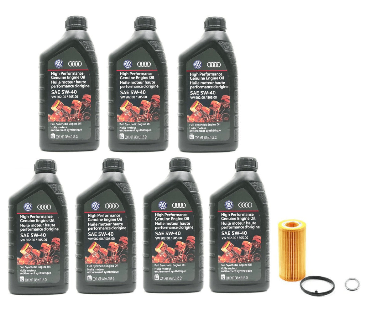 Oil Service Kit (Genuine 5w-40) - Audi 2.5T Early