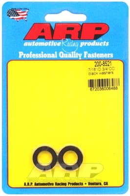 ARP 7/16in ID 3/4inOD Black Washer (Set of 2)