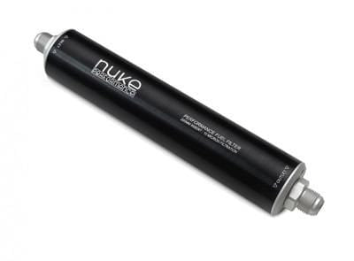 Nuke Performance Fuel Filter PF200 10 micron AN-10 - Welded stainless steel element