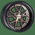 F1R F105 17" 5x114 Bronze w/ Black Lip