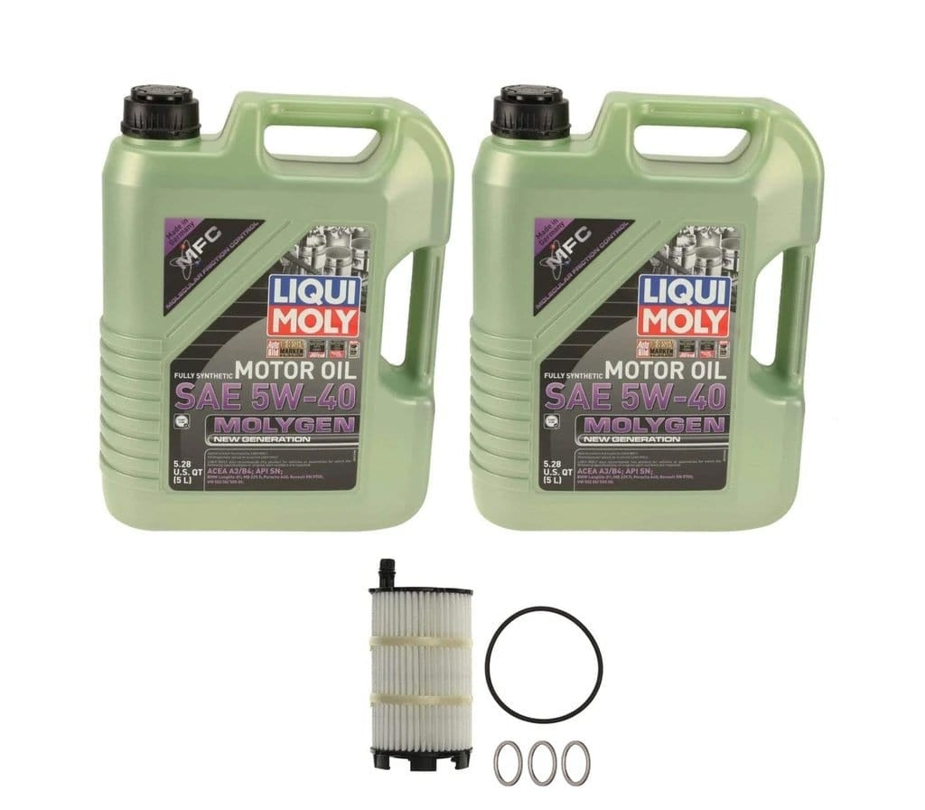 Oil Service Kit - Liqui Moly MolyGen 5w-40 - Audi 4.2L V8