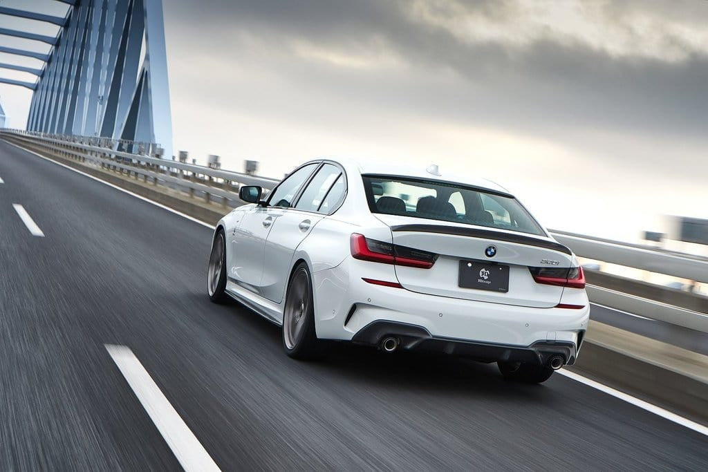 3D Design - 3 Series G20 / G21 M-Sport Rear Diffuser (2 tip)