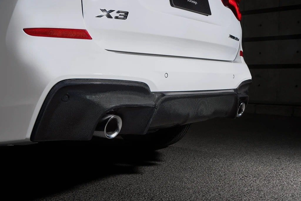 3D Design G01 X3 Carbon Rear Diffuser