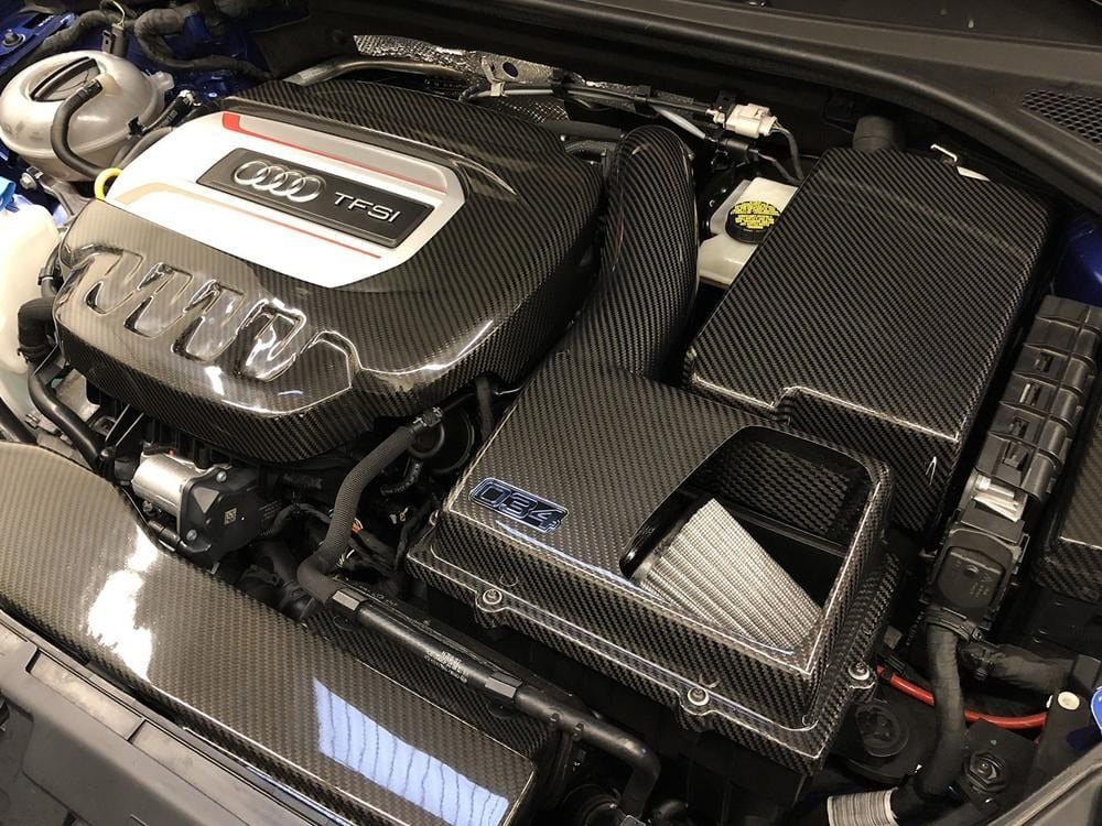 034Motorsport X34 Carbon Fiber MQB Open-Top Cold Air Intake System