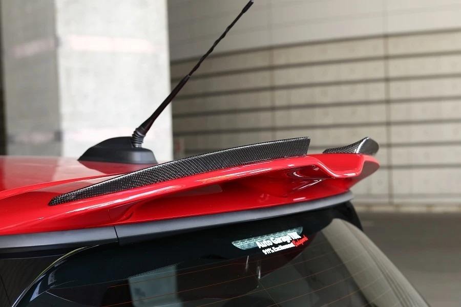 3D Design Mini F56 JCW Carbon Roof Spoiler Extension