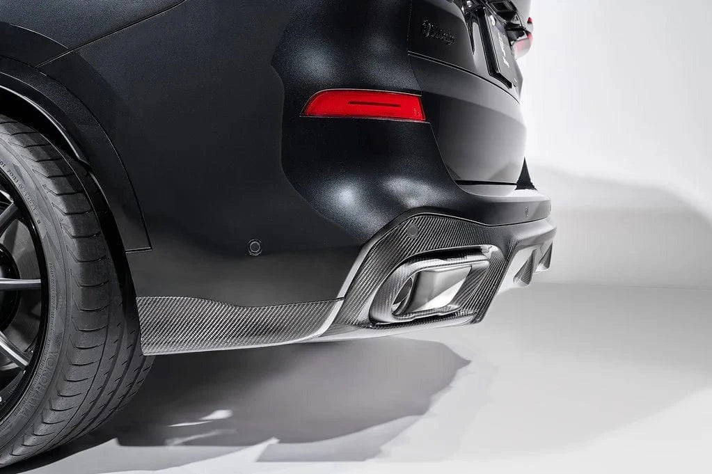 3D Design LCI Carbon Rear Diffuser Set - BMW G05 X5