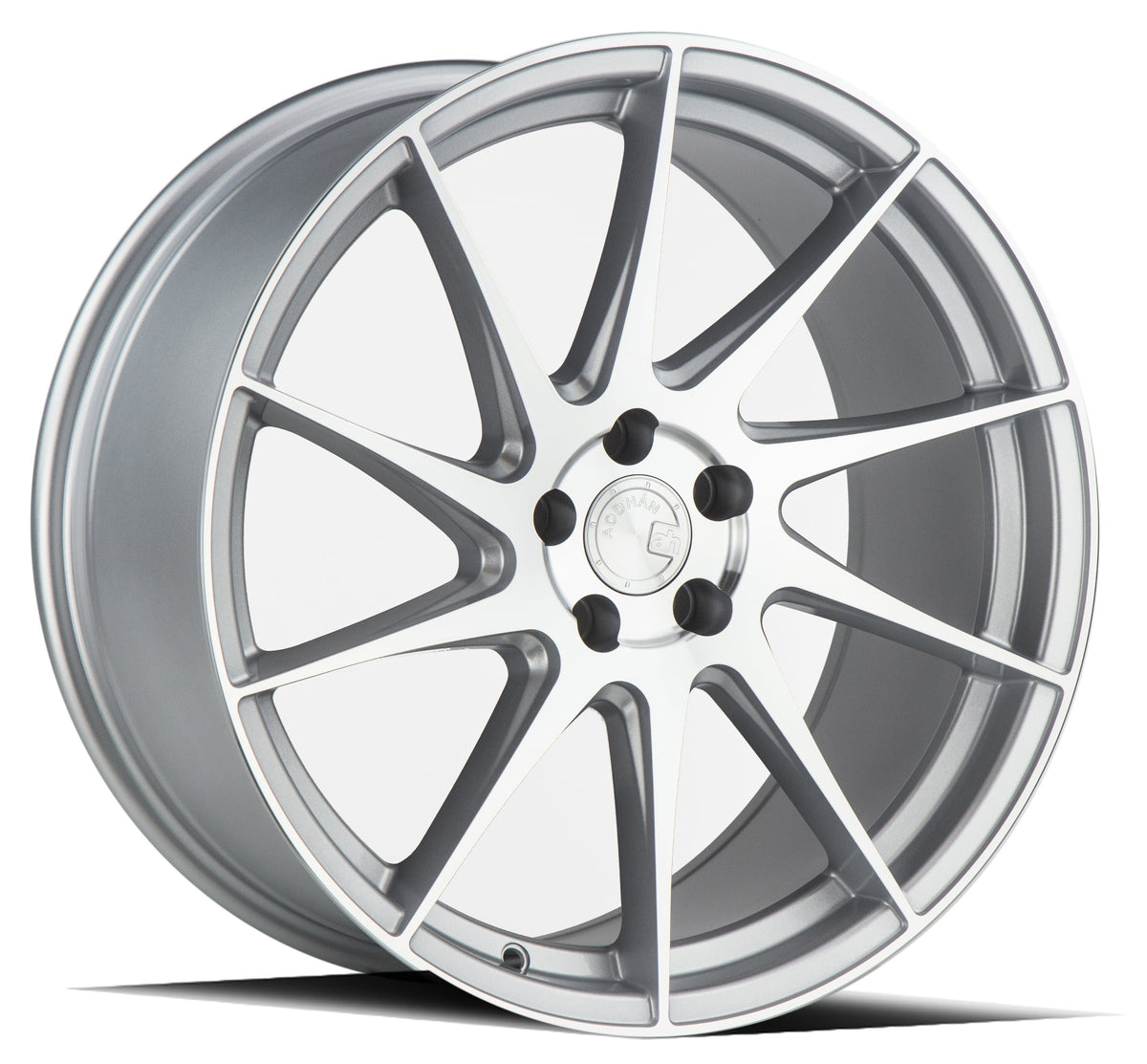 Aodhan AH09 18" 5x112 (Driver Side) Gloss Silver Machined Face