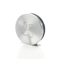 Titan 7 58mm Flat Center Cap Set of 4 (Brushed Clear)