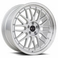 VORS VR8 18" 4x114.3 Silver Machined Lip