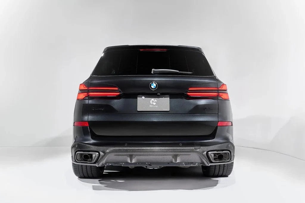 3D Design LCI Carbon Rear Diffuser Set - BMW G05 X5