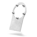 Nuke Performance Steel mounting bracket for Remote filler cap, with M6 bolts