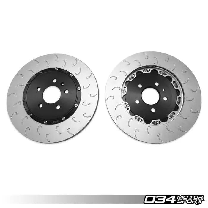034Motorsport 2-Piece Floating Rear Brake Rotor Upgrade Kit - Audi / C8 / S6 / S7 / D5 / 4M / 4M.5 Q7 / SQ7 / Q8 / SQ8
