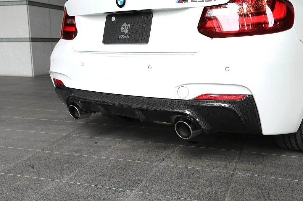 3D Design F22 2-Series M-Sport Carbon Rear Diffuser