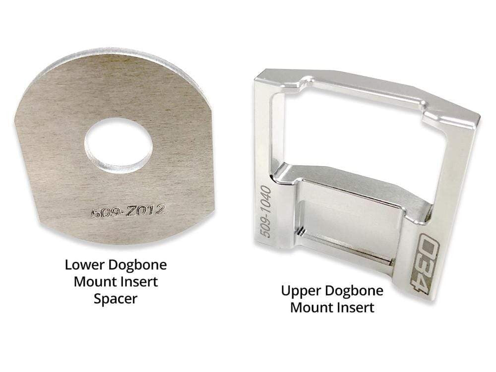 034Motorsport Billet Aluminum Upper Dogbone Mount Insert - VW / Audi / 8P A3 / 8J / TT / Mk5 / Mk6 / Golf / GTI / R / Jetta / GLI & More