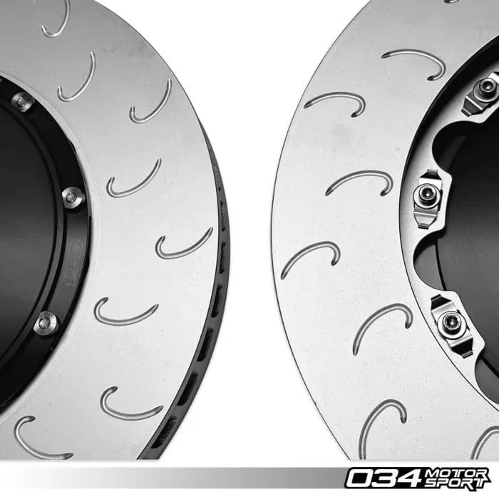 034Motorsport 2-Piece Floating Rear Brake Rotor Upgrade Kit - Audi / C8 / S6 / S7 / D5 / 4M / 4M.5 Q7 / SQ7 / Q8 / SQ8