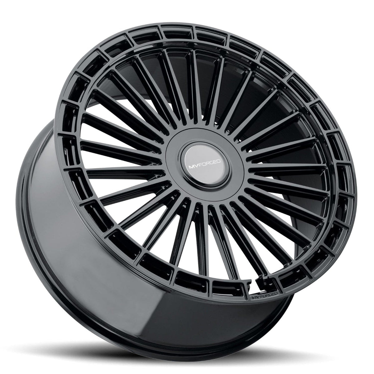 MV Forged MVF40 22" 5x110 up to 5x130 Gloss Black (Custom Wheel)