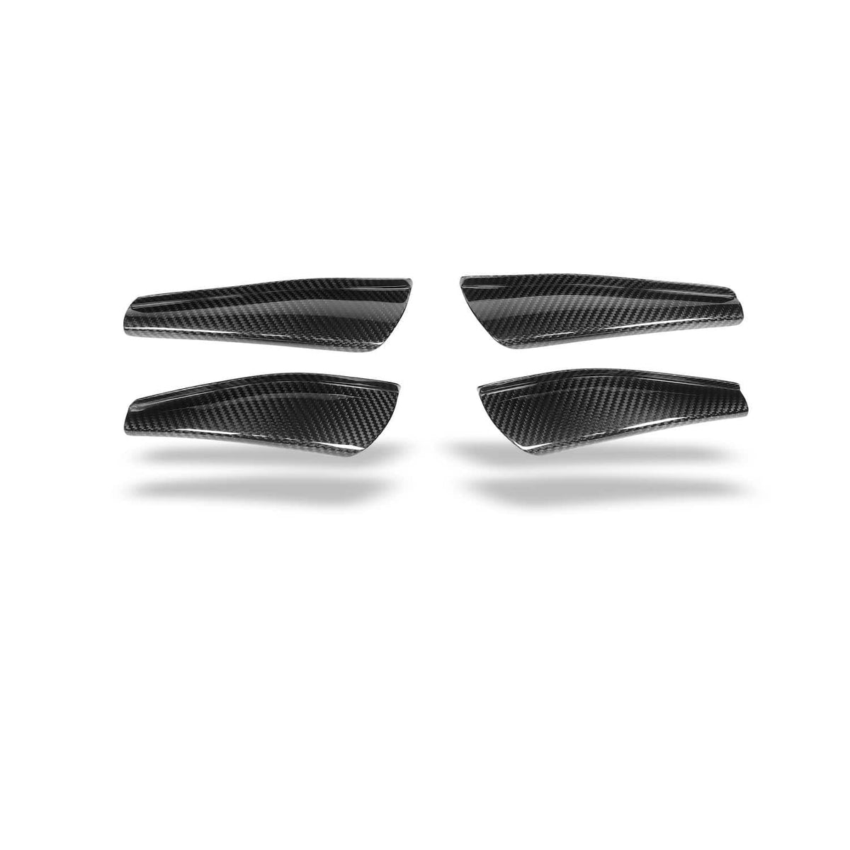 Revozport Carbon Fiber Front Bumper Canards - BMW G87 M2