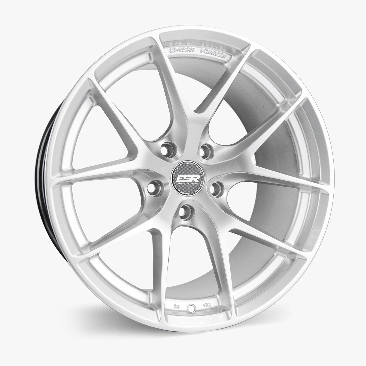 ESR Wheels RF2 19" 5x112 (Custom Drill) Hyper Silver w/ Hyper Silver