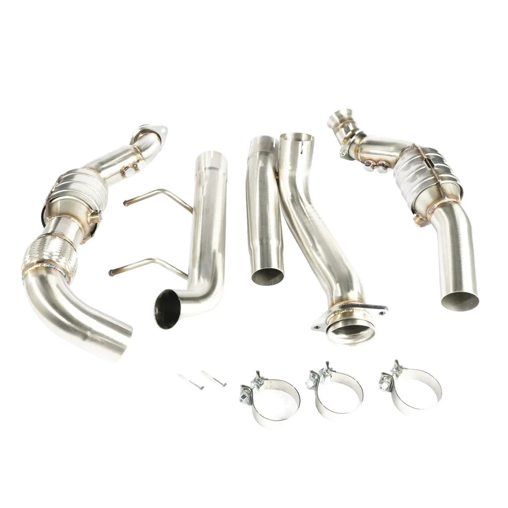CTS Turbo High-Flow Catted Downpipes - Ford Raptor EcoBoost 3.5L