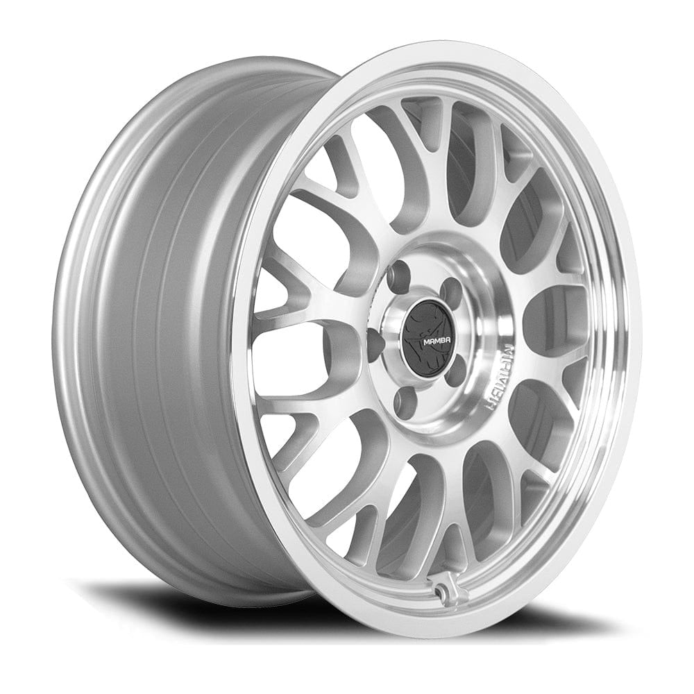 Mamba M28 18" 5x112 Silver w/ Mirror Machine Face