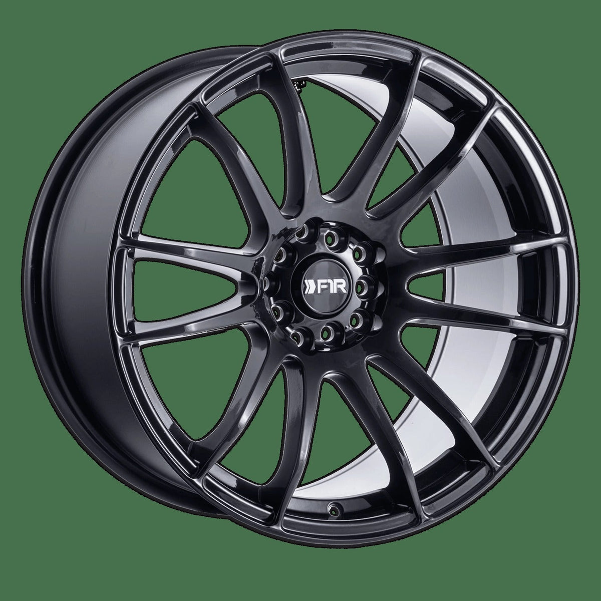 F1R F107 18" 5x100/114.3 Gloss Black (NLA)