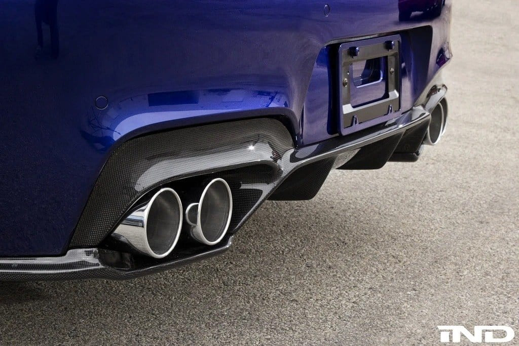 3D Design F06 / F12 / F13 M6 Carbon Rear Under Splitter Set