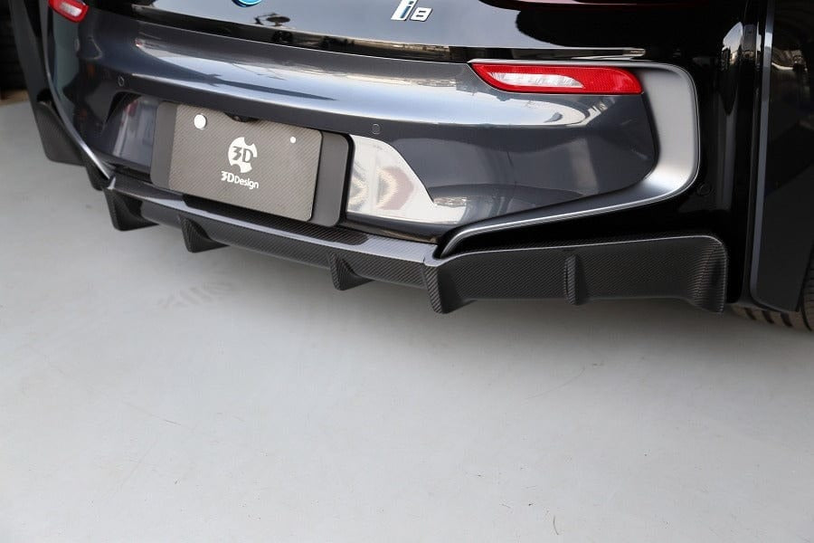 3D Design - i8 I12 Rear Diffuser without exhaust tip