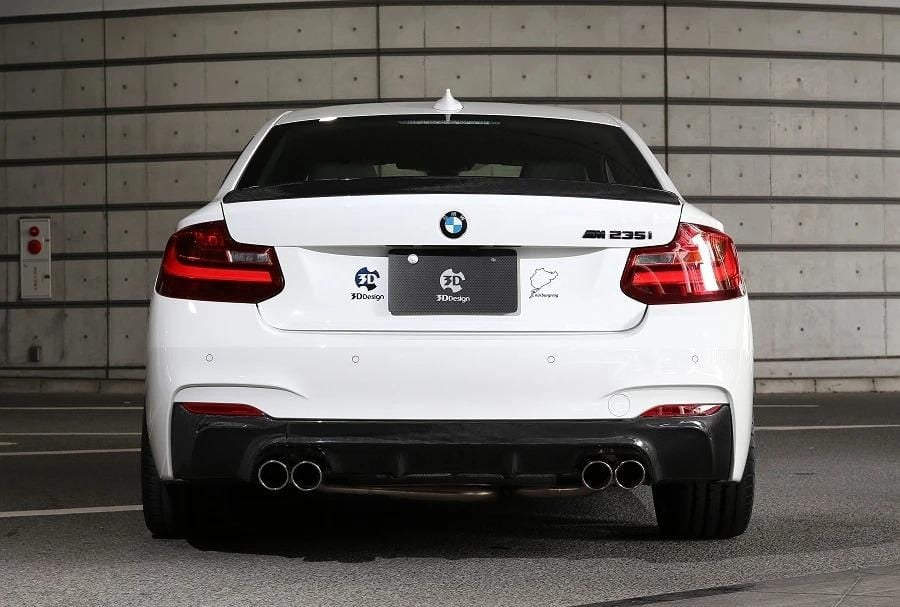 3D Design F22 2-Series M-Sport Carbon Rear Diffuser