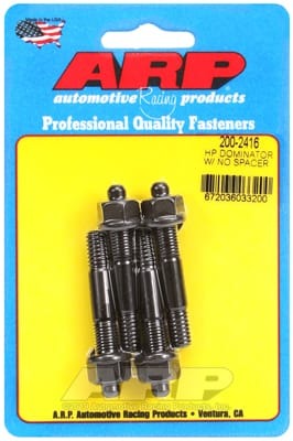 ARP HP Dominator no Spacer Carb Stud Kit