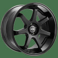 F1R FC7 18" 5x112 Matte Black w/ Gloss Black Lip