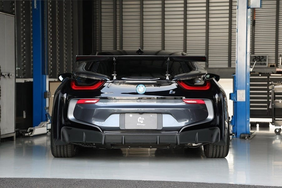 3D Design - i8 I12 Rear Diffuser without exhaust tip