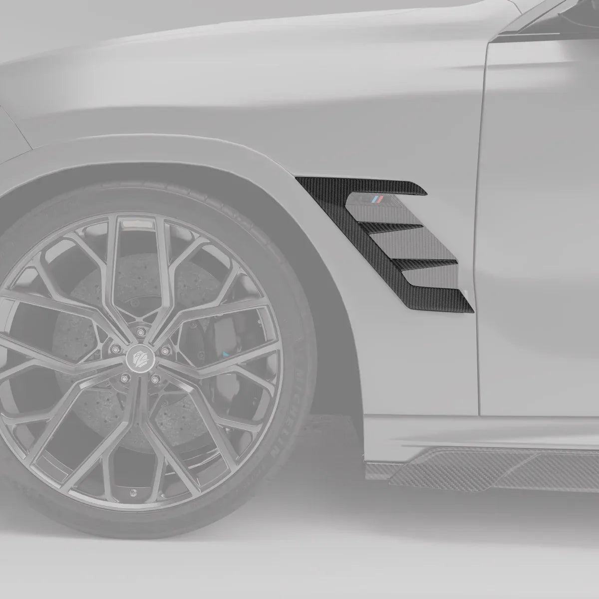 Revozport Carbon Fiber Side Fender Vents (LCI) - BMW / F95 / F96 / X5M / X6M