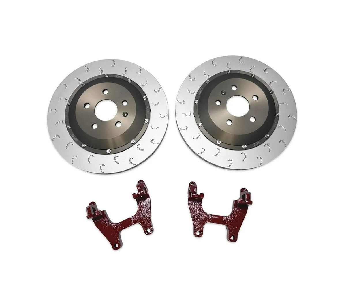 034Motorsport 2-Piece Floating Rear Brake Rotor 355mm Upgrade - VW / Audi / Mk8 / GTI / Golf R / 8Y / S3 / RS3