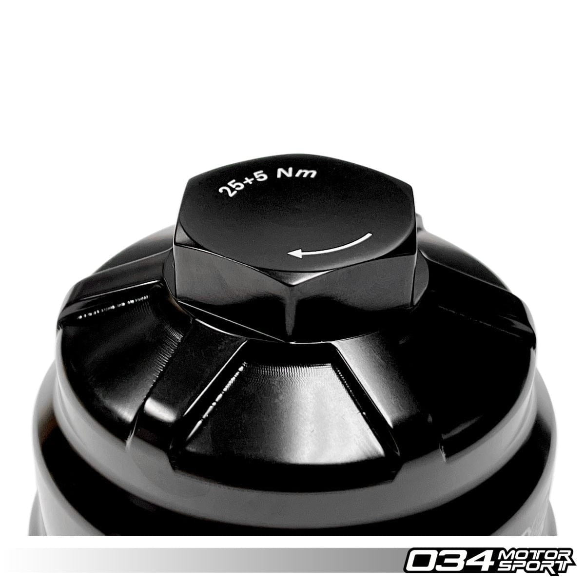 034Motorsport Billet Oil Filter Cap - Audi / B8 / B8.5 / C7 / EA837 3.0T Supercharged Vehicles