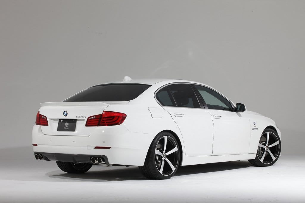 3D Design - 5 Series F10 non M-Sport Rear Diffuser 4 tip