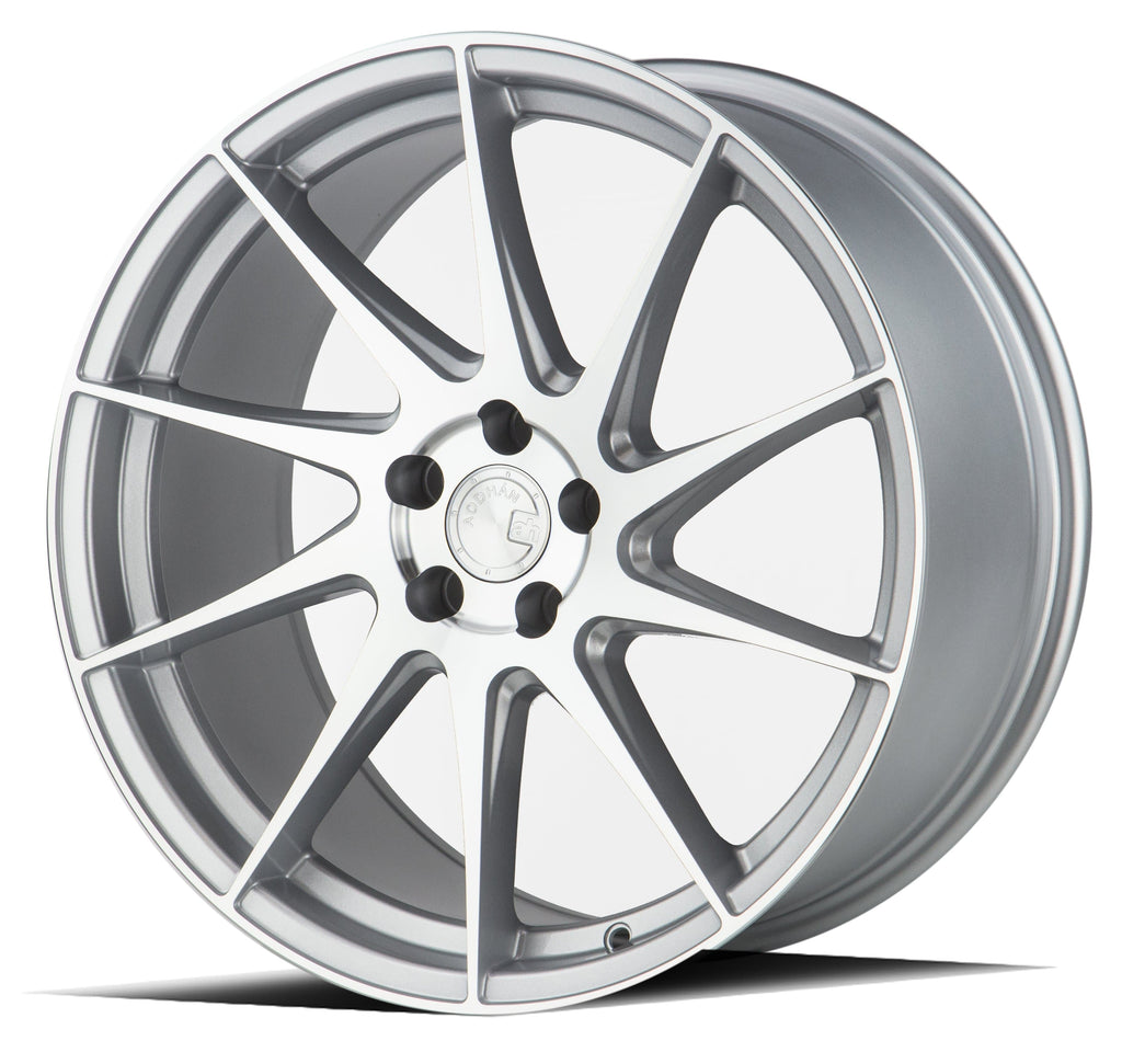 Aodhan AH09 18" 5x112 (Passenger Side) Gloss Silver Machined Face