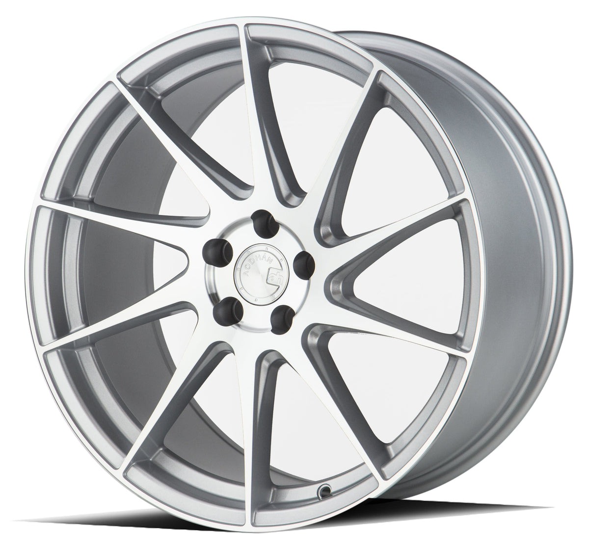Aodhan AH09 18" 5x112 (Passenger Side) Gloss Silver Machined Face
