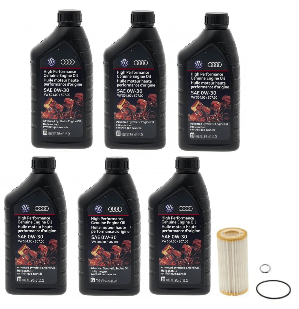 Oil Service Kit (Genuine 0w-30) - VW / Mk8 Golf R