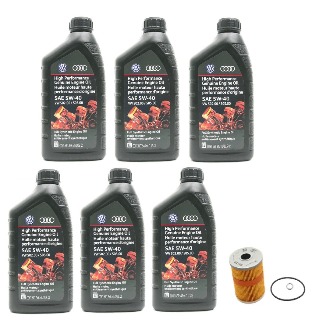 Oil Service Kit (Genuine 5w-40) - VW Mk3 12v VR6